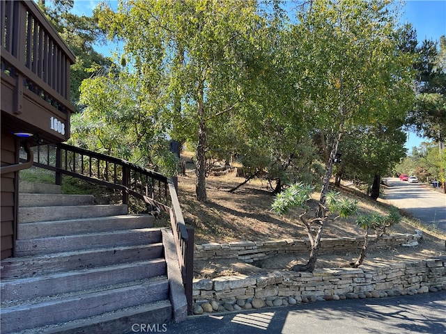 1608 Bradford Rd, Cambria, CA 93428 - view of yard with stairway