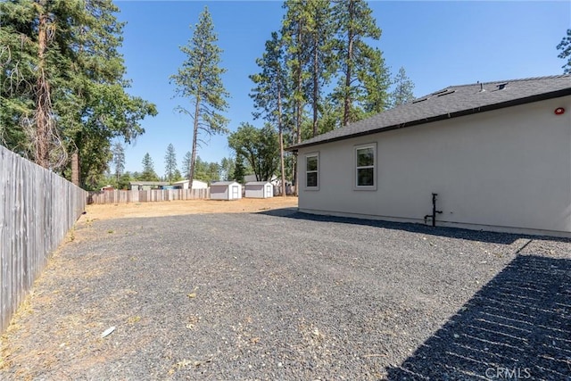 5790 Fickett Ln, Paradise, CA 95969 - view of yard with a storage unit