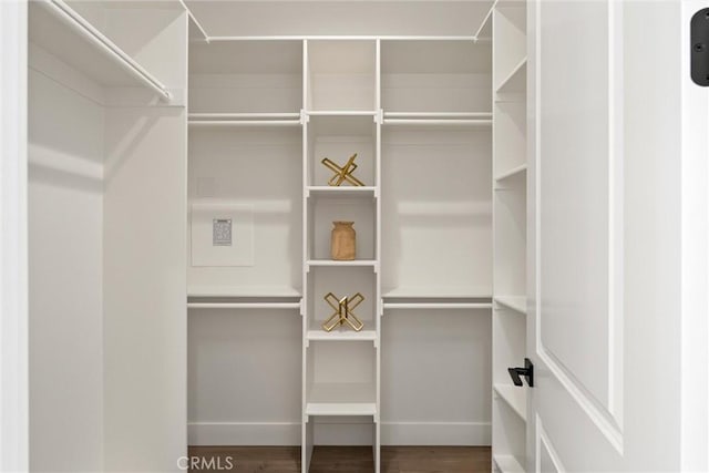 5790 Fickett Ln, Paradise, CA 95969 - spacious closet featuring wood finished floors