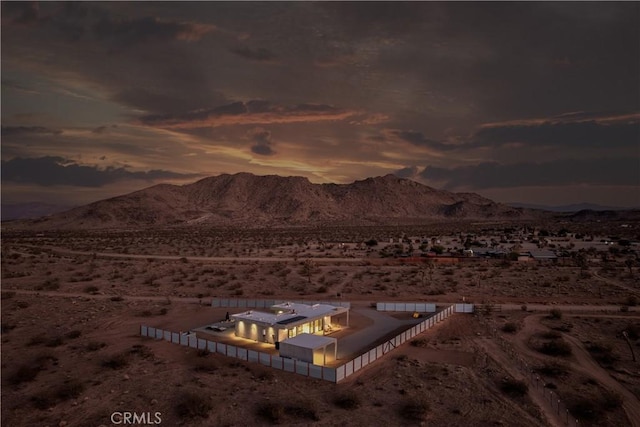 60632 Granville Rd, Joshua Tree, CA 92252 - view of mountain background featuring a desert landscape and rural landscape