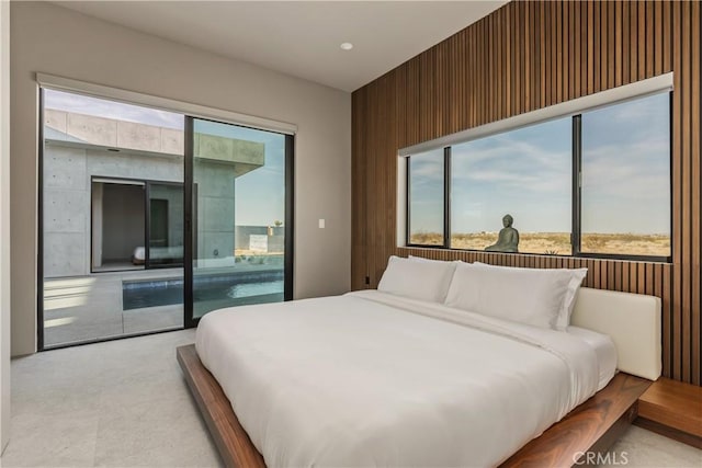 60632 Granville Rd, Joshua Tree, CA 92252 - bedroom featuring access to outside and carpet flooring