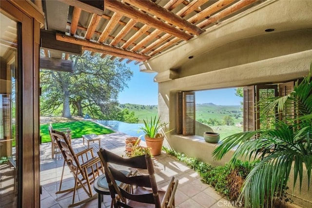 19623 Rd 211, Friant, CA 93626 - view of patio featuring a mountain view
