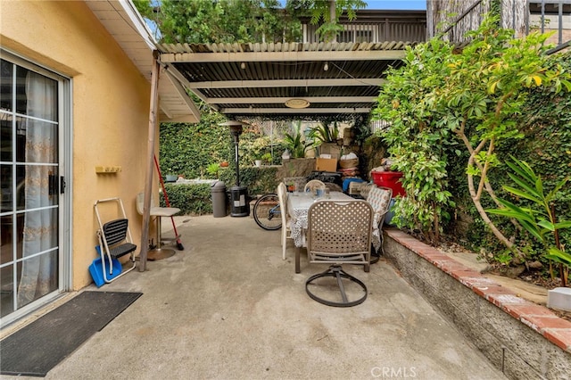 1153 Isabel St, Los Angeles, CA 90065 - view of patio / terrace with outdoor dining area and a pergola