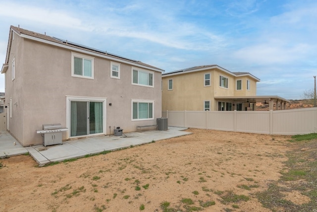 36961 Buccella Ln, Beaumont, CA 92223 - back of house featuring a patio, a fenced backyard, and stucco siding