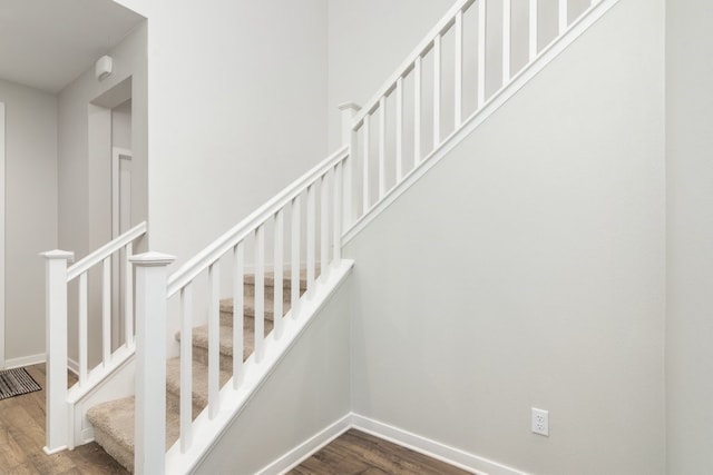 36961 Buccella Ln, Beaumont, CA 92223 - staircase with wood finished floors and baseboards