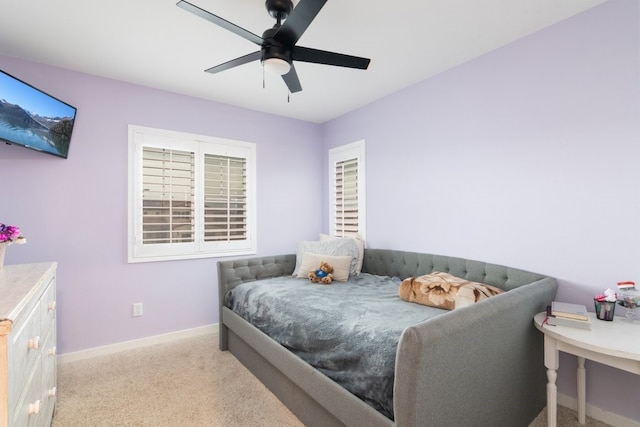 36961 Buccella Ln, Beaumont, CA 92223 - bedroom featuring carpet flooring and a ceiling fan