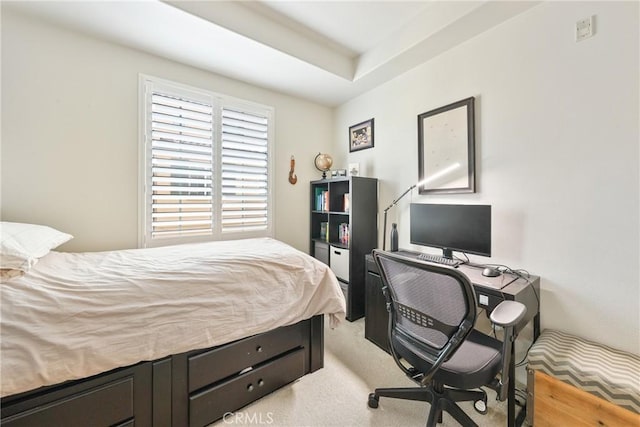 64 Full Moon, Irvine, CA 92618 - bedroom with light colored carpet and an office area