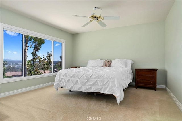 10 Via Berrendo, Rancho Santa Margarita, CA 92688 - bedroom with light colored carpet and ceiling fan