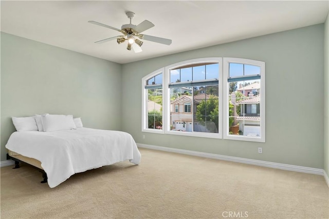 10 Via Berrendo, Rancho Santa Margarita, CA 92688 - bedroom featuring light carpet and a ceiling fan