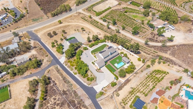 41559 Floyd Ct, Temecula, CA 92592 - aerial view of property's location with rural landscape and a pool