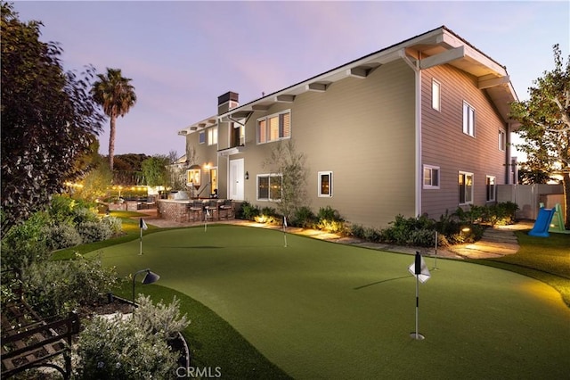 126 Monarch Bay, Dana Point, CA 92629 - view of property's community featuring a putting area and a patio area