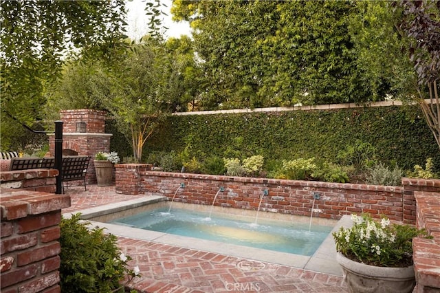 126 Monarch Bay, Dana Point, CA 92629 - view of pool featuring a hot tub and a patio