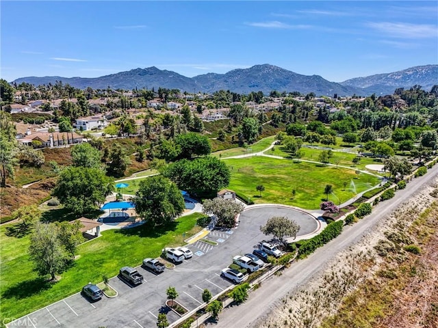 46079 Galaxy Ct, Temecula, CA 92592 - aerial view of residential area with a mountain backdrop