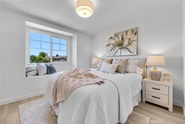 46079 Galaxy Ct, Temecula, CA 92592 - bedroom with baseboards and light wood finished floors