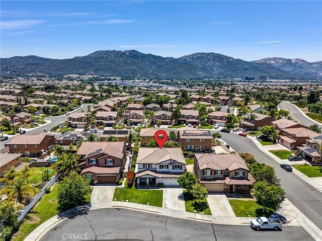 46079 Galaxy Ct, Temecula, CA 92592 - aerial view of residential area featuring a mountain backdrop