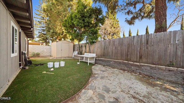 1652 Dewayne Ave, Camarillo, CA 93010 - fenced backyard with a storage shed and a patio