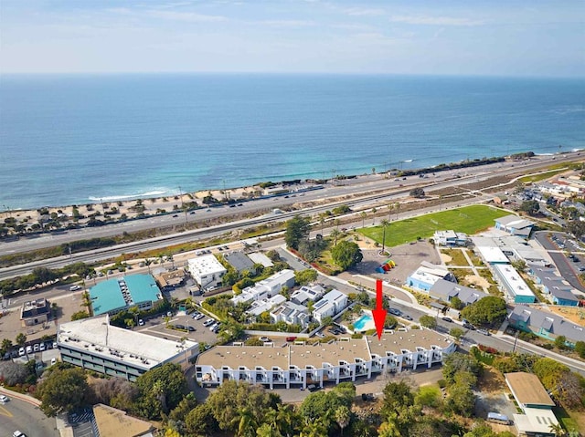 159 Mozart Ave, Cardiff By The Sea, CA 92007 - aerial view of property and surrounding area with a large body of water