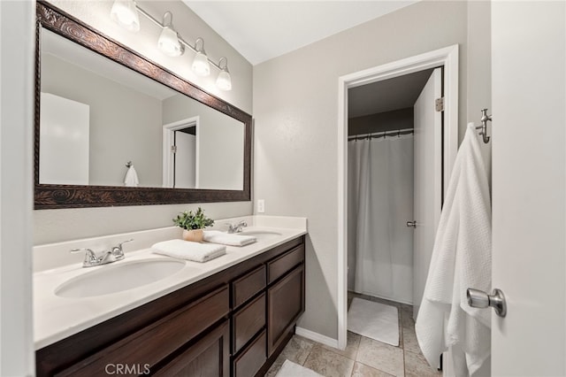 45114 Via Quivera, Temecula, CA 92592 - full bath featuring double vanity and baseboards