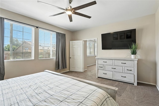 31969 Frontier Manor St, Menifee, CA 92584 - carpeted bedroom featuring baseboards and ceiling fan