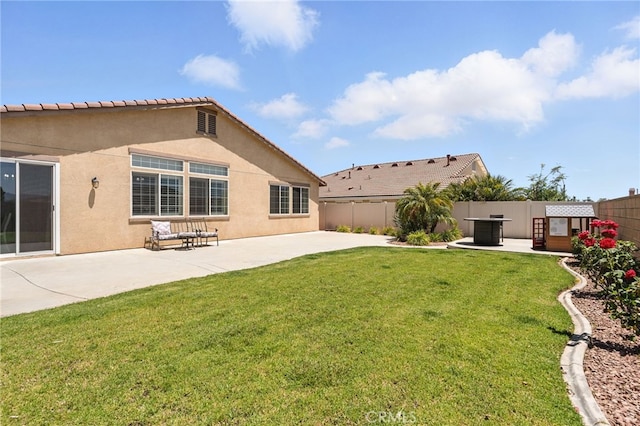 31969 Frontier Manor St, Menifee, CA 92584 - back of house with a patio area and stucco siding