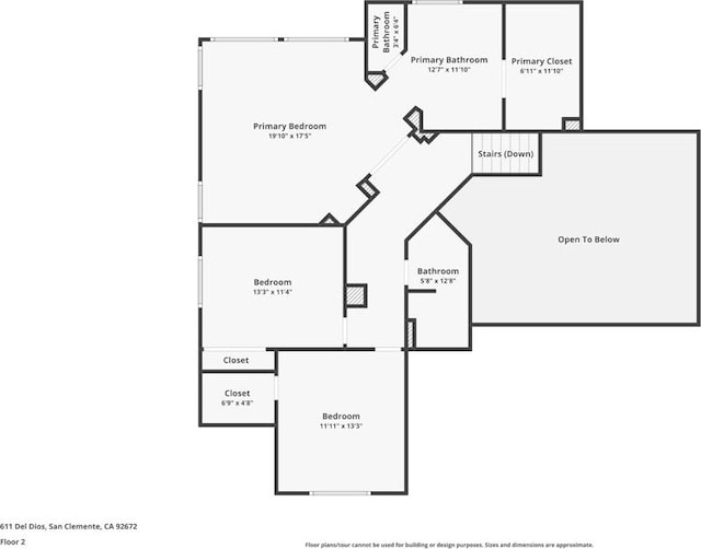 611 Del Dios, San Clemente, CA 92672 - view of property floor plan