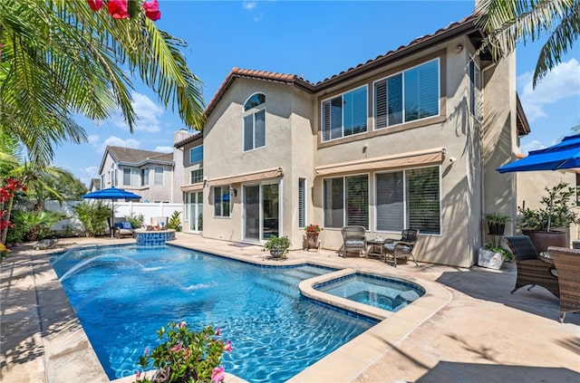611 Del Dios, San Clemente, CA 92672 - view of swimming pool with a patio and a pool with connected hot tub