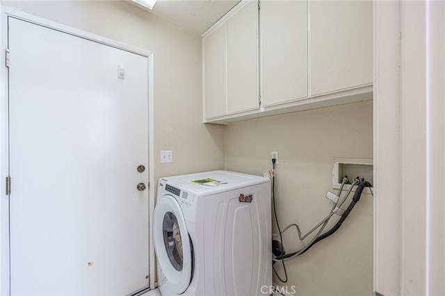 5808 Monterey Pl, Palmdale, CA 93552 - laundry area with washer / dryer and cabinet space