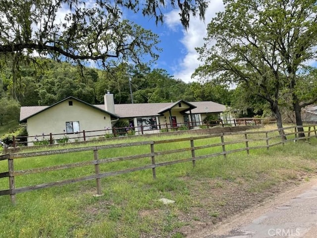 13205 Santa Lucia Rd, Atascadero, CA 93422 - single story home featuring a chimney and stucco siding