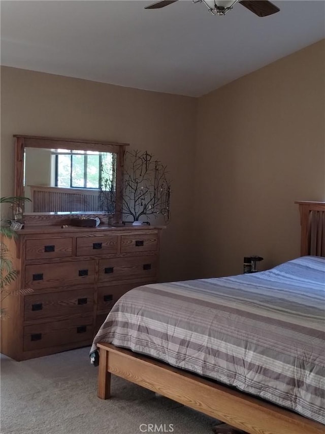 13205 Santa Lucia Rd, Atascadero, CA 93422 - bedroom featuring light carpet and ceiling fan