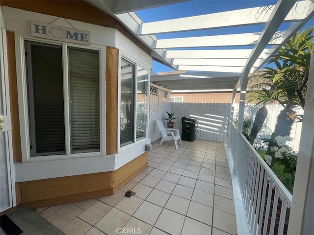 14194 Old Field Ave, Fontana, CA 92337 - balcony featuring a pergola