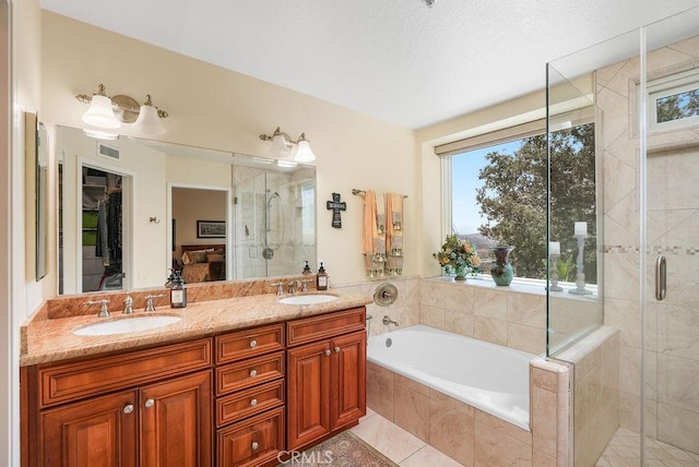 28606 Vista Ladera, Laguna Niguel, CA 92677 - full bath with healthy amount of natural light, a garden tub, and a shower stall