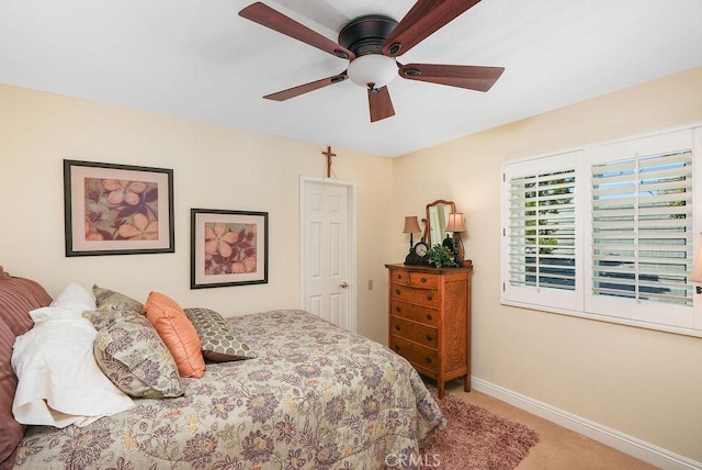 28606 Vista Ladera, Laguna Niguel, CA 92677 - carpeted bedroom with baseboards and a ceiling fan