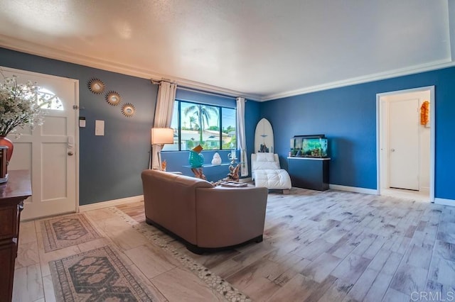 3018 Thunder Dr, Oceanside, CA 92056 - living area with light wood-style flooring and baseboards
