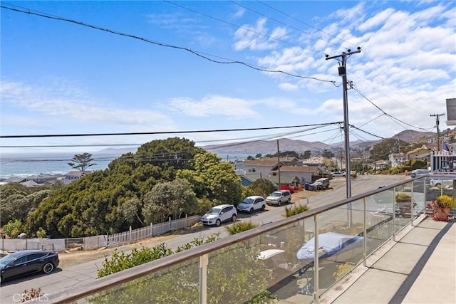 3277 Ocean Blvd, Cayucos, CA 93430 - water view featuring a mountain backdrop