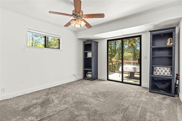 4934 Tippitoe Ln, Forest Ranch, CA 95942 - carpeted spare room with plenty of natural light and a ceiling fan