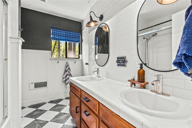 4934 Tippitoe Ln, Forest Ranch, CA 95942 - full bathroom with double vanity and decorative backsplash