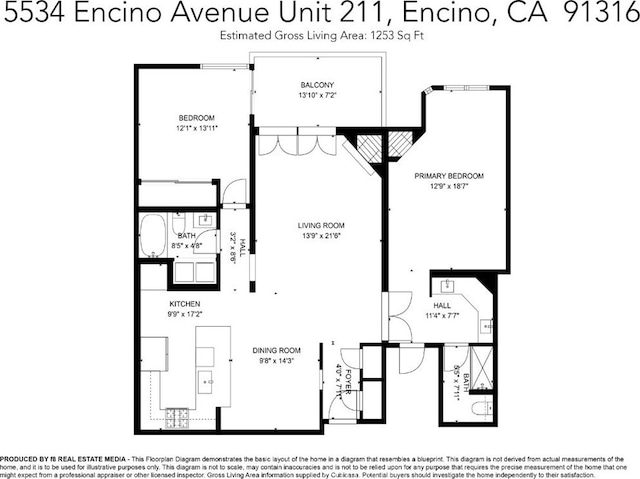 5534 Encino Ave Unit 211, Encino, CA 91316 - view of home floor plan