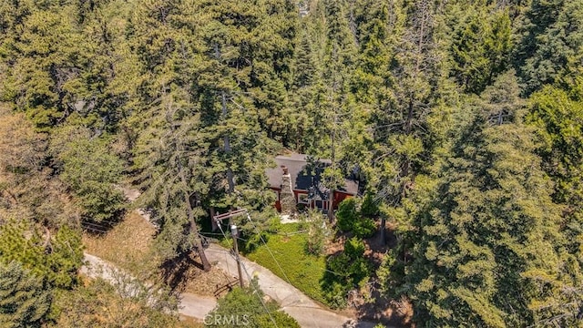 433 Milburn Rd, Lake Arrowhead, CA 92352 - view of subject property with a forest