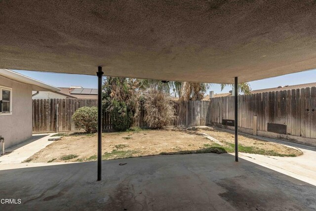 4713 Perris Way, Bakersfield, CA 93309 - fenced backyard featuring a patio