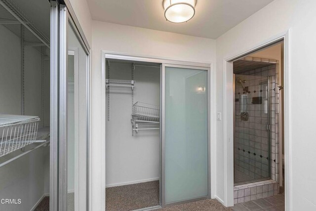 4713 Perris Way, Bakersfield, CA 93309 - full bathroom featuring a spacious closet and a shower stall