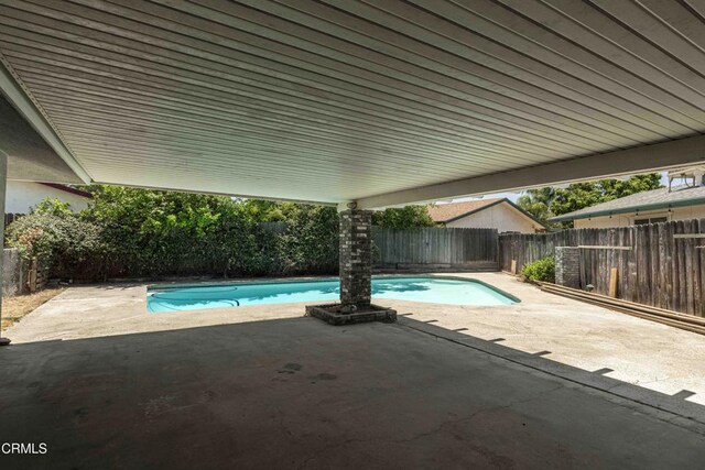 4713 Perris Way, Bakersfield, CA 93309 - view of pool with a fenced backyard and a patio area