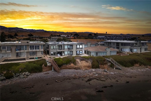 9229 Balboa Ave Unit 4, San Simeon, CA 93452 - back of property with a mountain view and a residential view