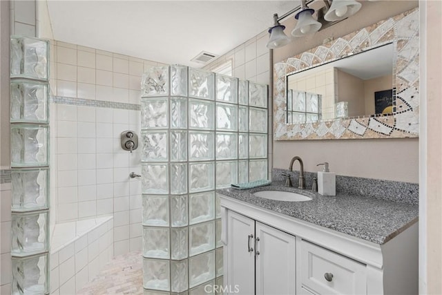 9229 Balboa Ave Unit 4, San Simeon, CA 93452 - bathroom with walk in shower and vanity