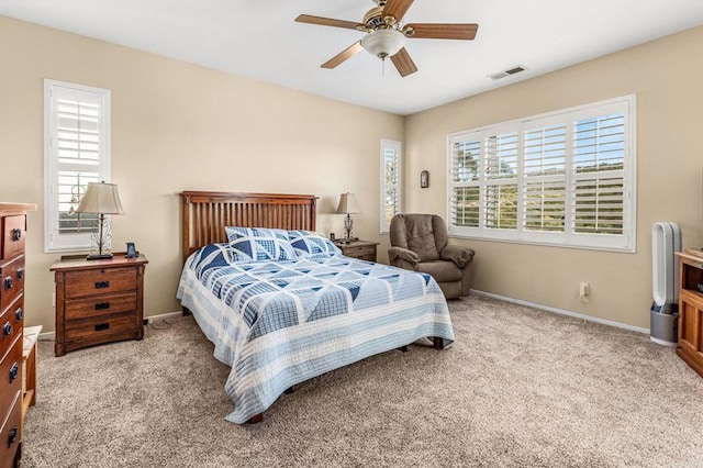 11337 Vista Elevada, San Diego, CA 92131 - bedroom with carpet and a ceiling fan