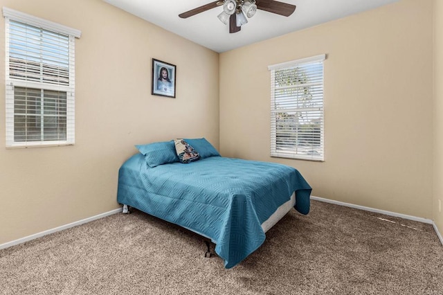 11337 Vista Elevada, San Diego, CA 92131 - bedroom with carpet flooring and a ceiling fan