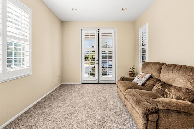 11337 Vista Elevada, San Diego, CA 92131 - living area featuring carpet and recessed lighting