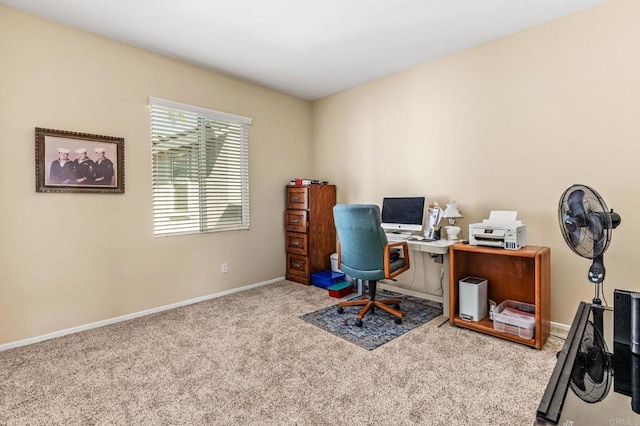 11337 Vista Elevada, San Diego, CA 92131 - home office with carpet floors and baseboards