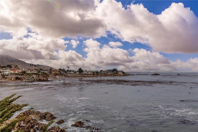 125 Park Pl, Pismo Beach, CA 93449 - view of yard with a water and mountain view