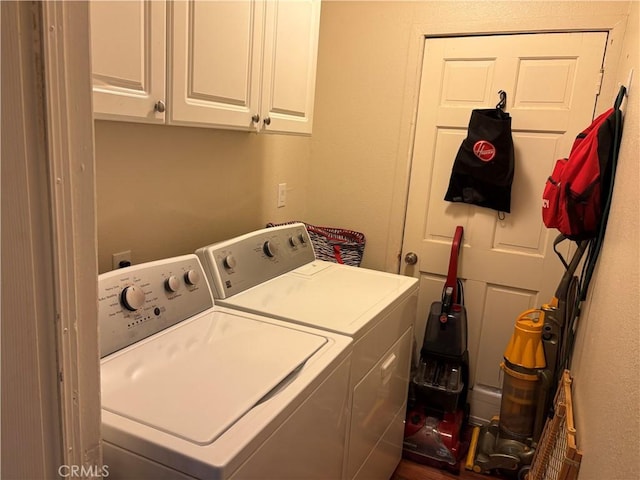 2048 10th St, Oroville, CA 95965 - laundry room featuring separate washer and dryer and cabinet space