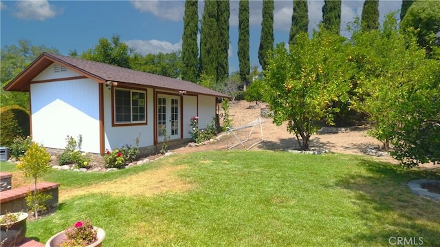 2509 Euclid E, Upland, CA 91784 - view of home's exterior with french doors and a yard